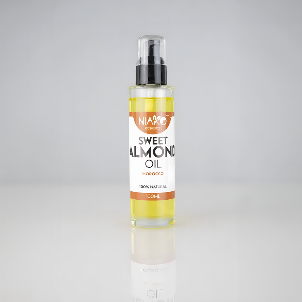 flacon 100ml airless huile amande douce