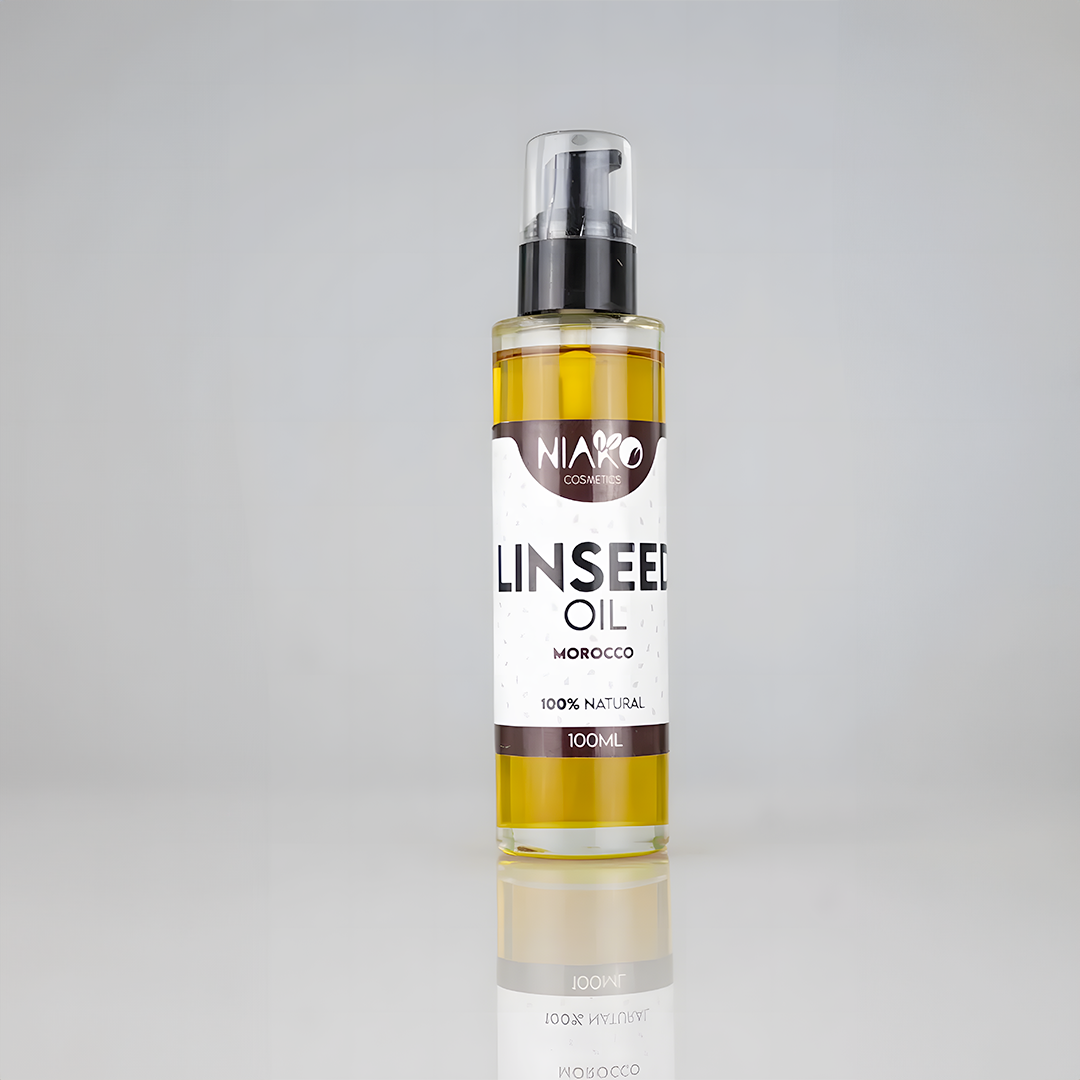 flacon 100ml airless huile de lin
